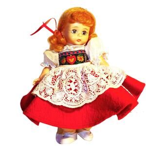 8" Sweet Vintage Madame Alexander Swiss Bent Knee Doll